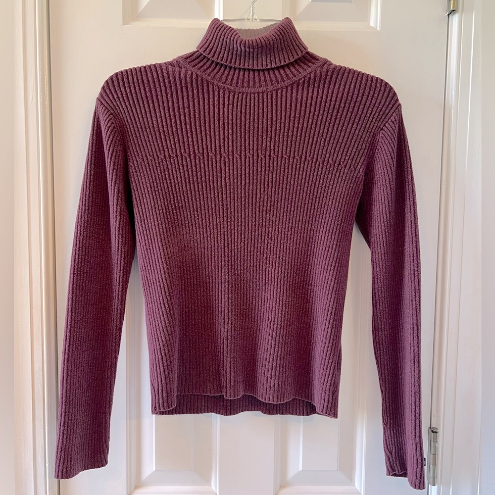Columbia Sportswear Ribbed Fitted Turtleneck Sweater